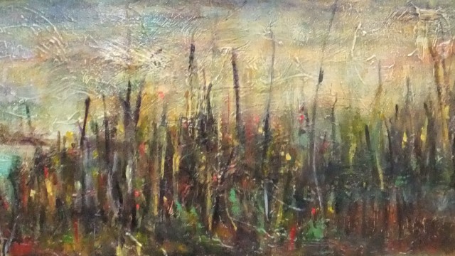 The Marsh, 36" x 12", Sold