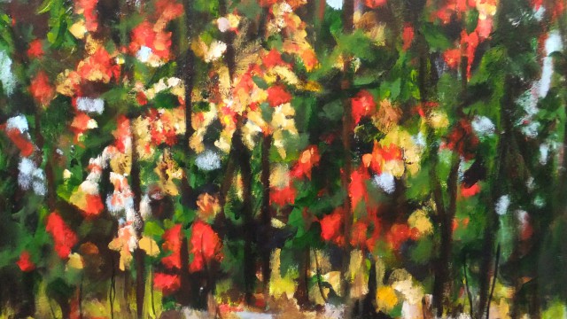 October 4, 24" x 30", Sold